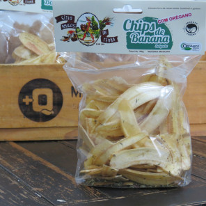 Chips de Banana c/ Orégano Orgânico 100g